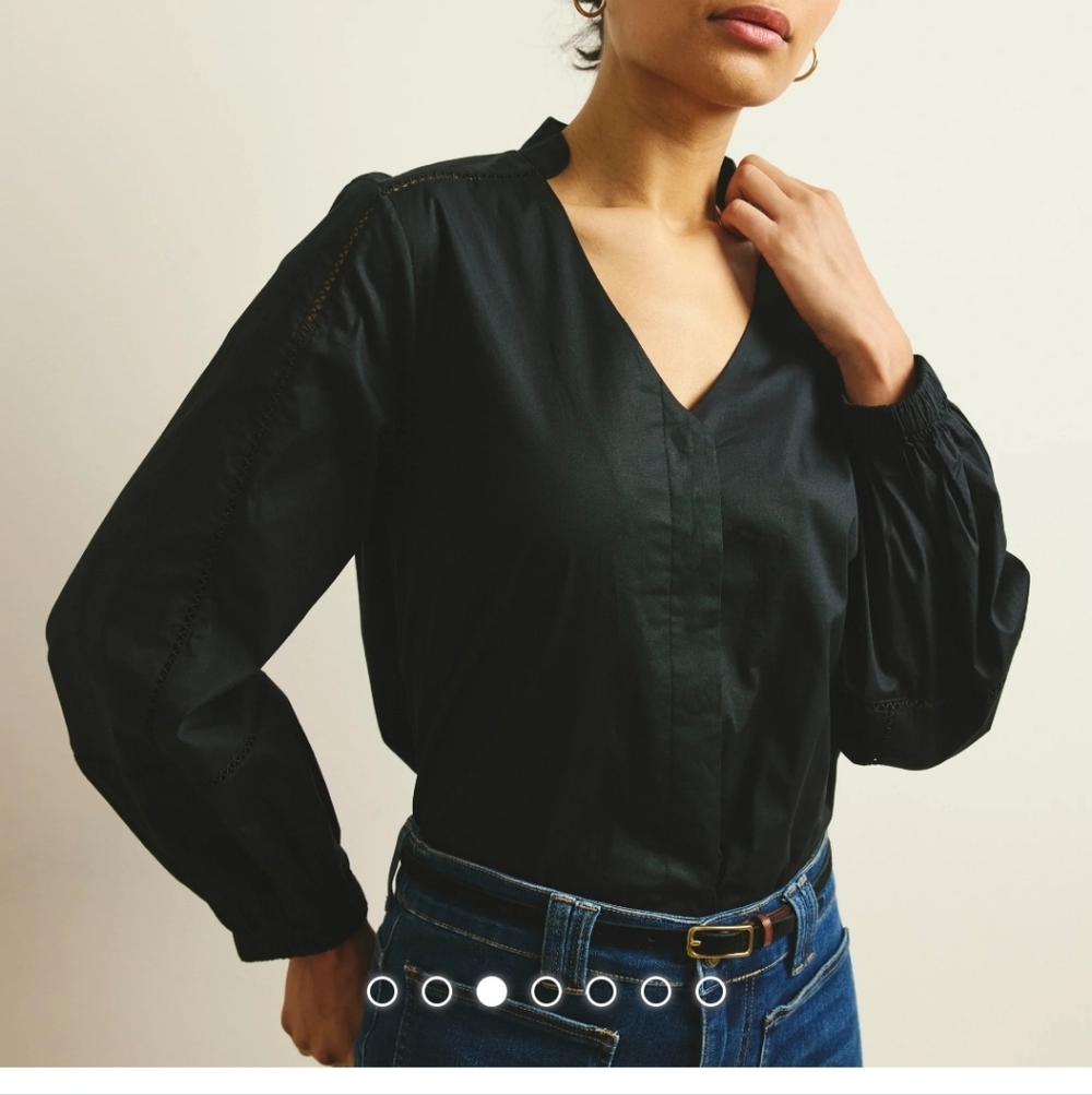 Saint Honore Poplin Blouse